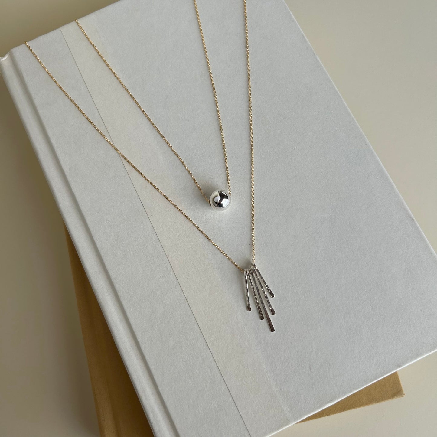 Mixed Metals Vionnet Necklace Wholesale