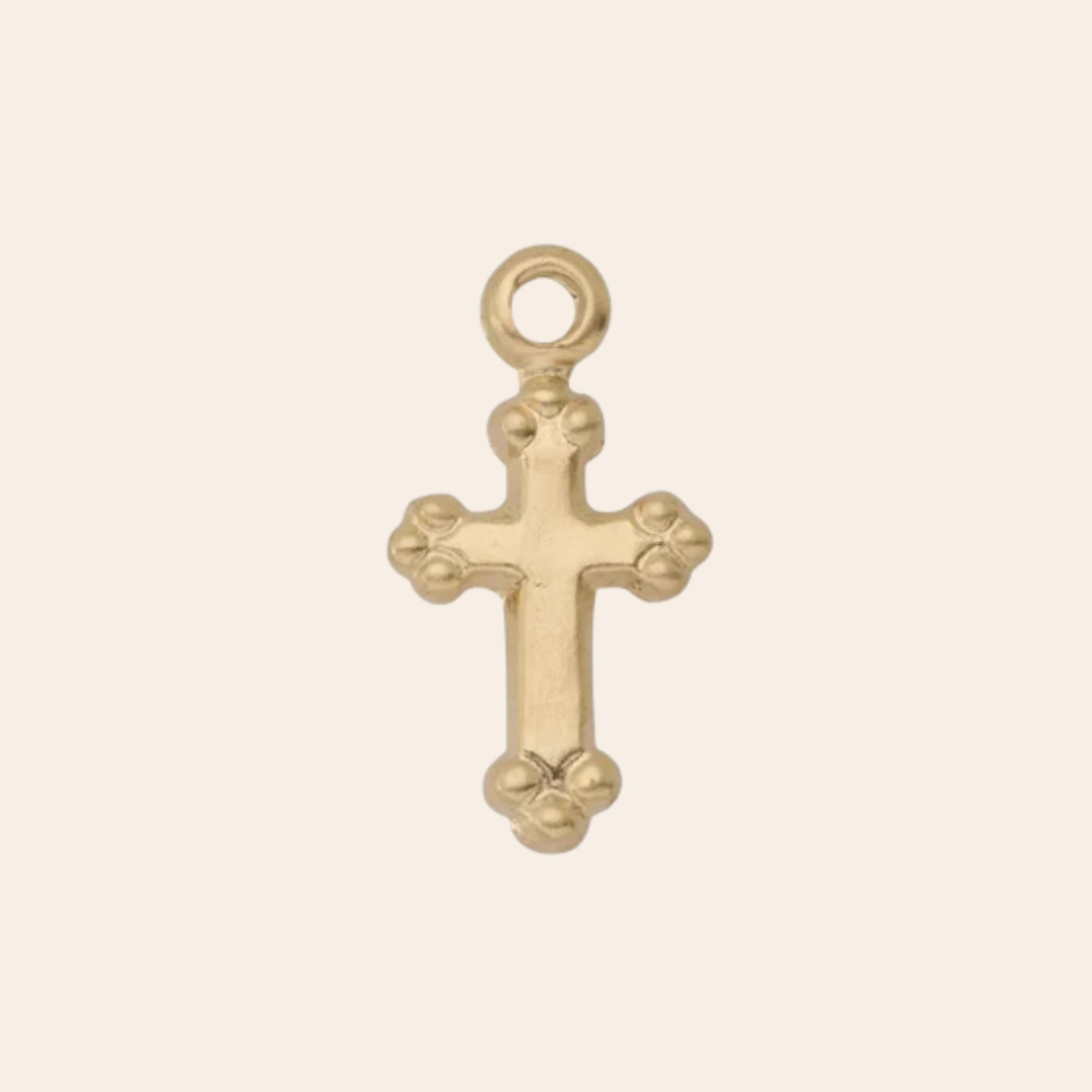 Tiny Cross Recuerdo Charm