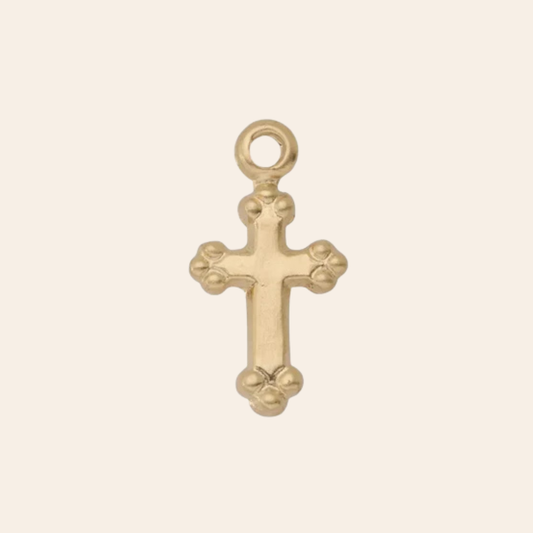 Tiny Cross Recuerdo Charm