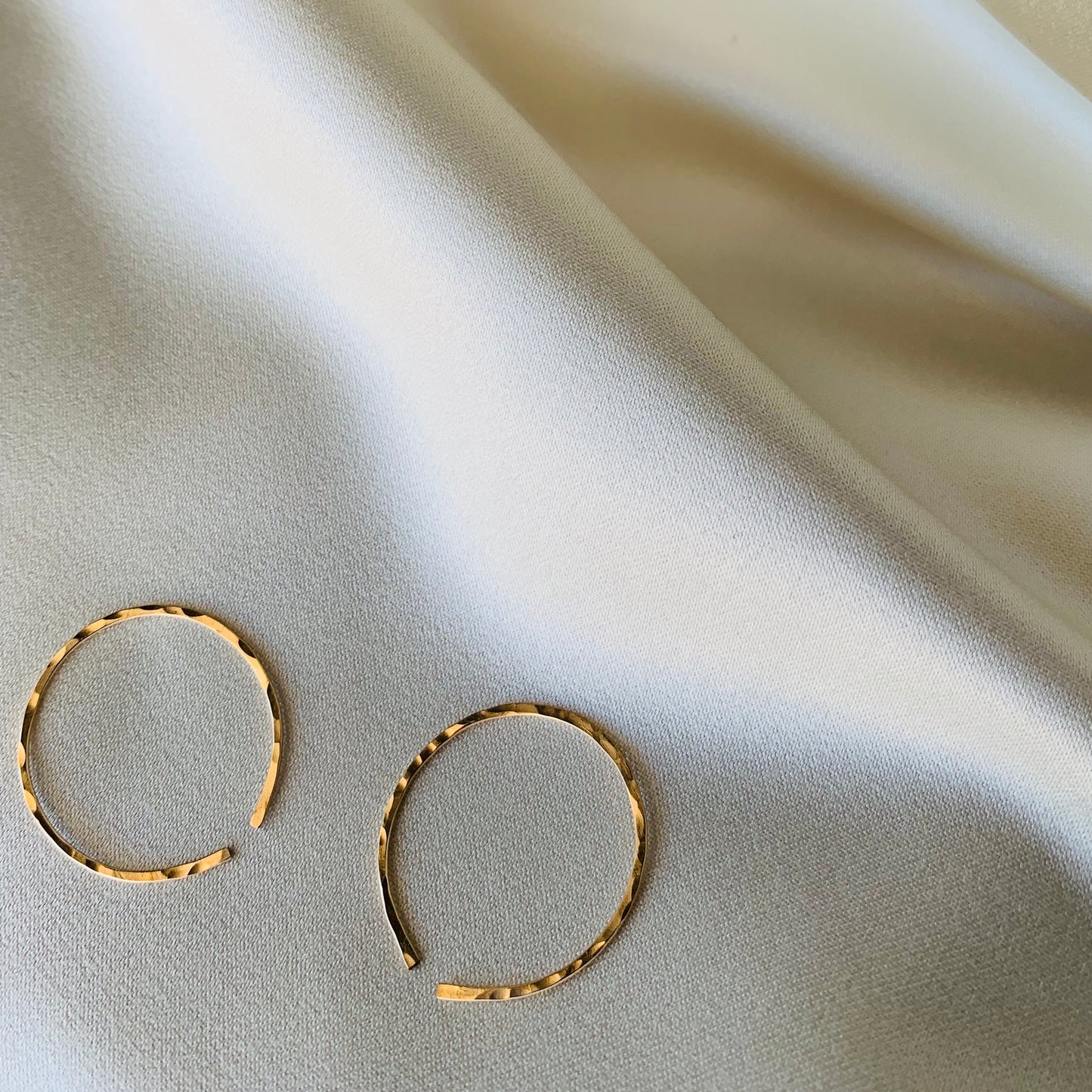 Mini Hammered Hoops