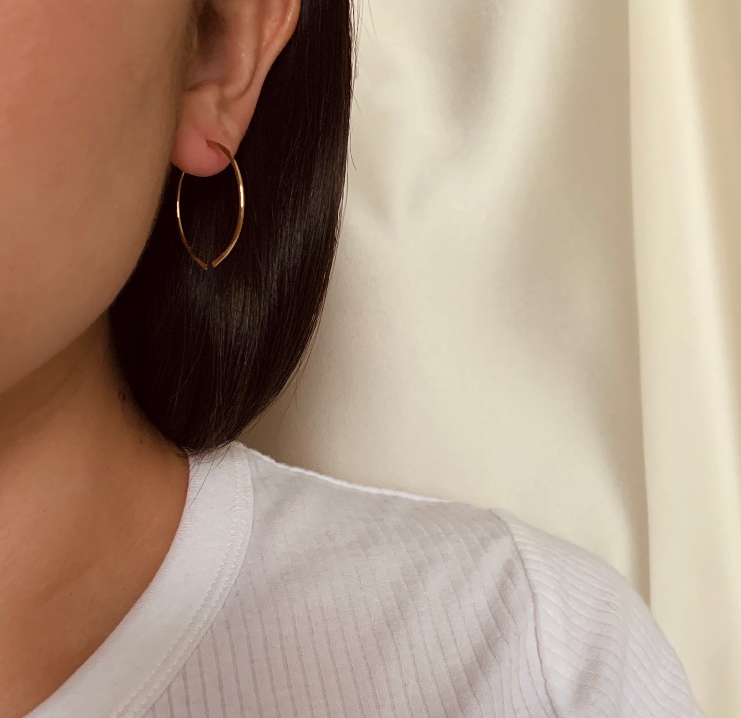 Mini Hammered Hoops