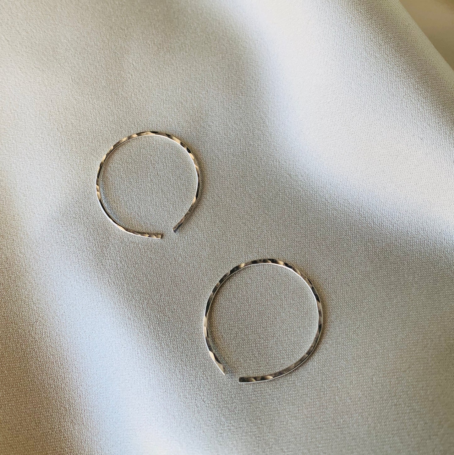 Mini Hammered Hoops