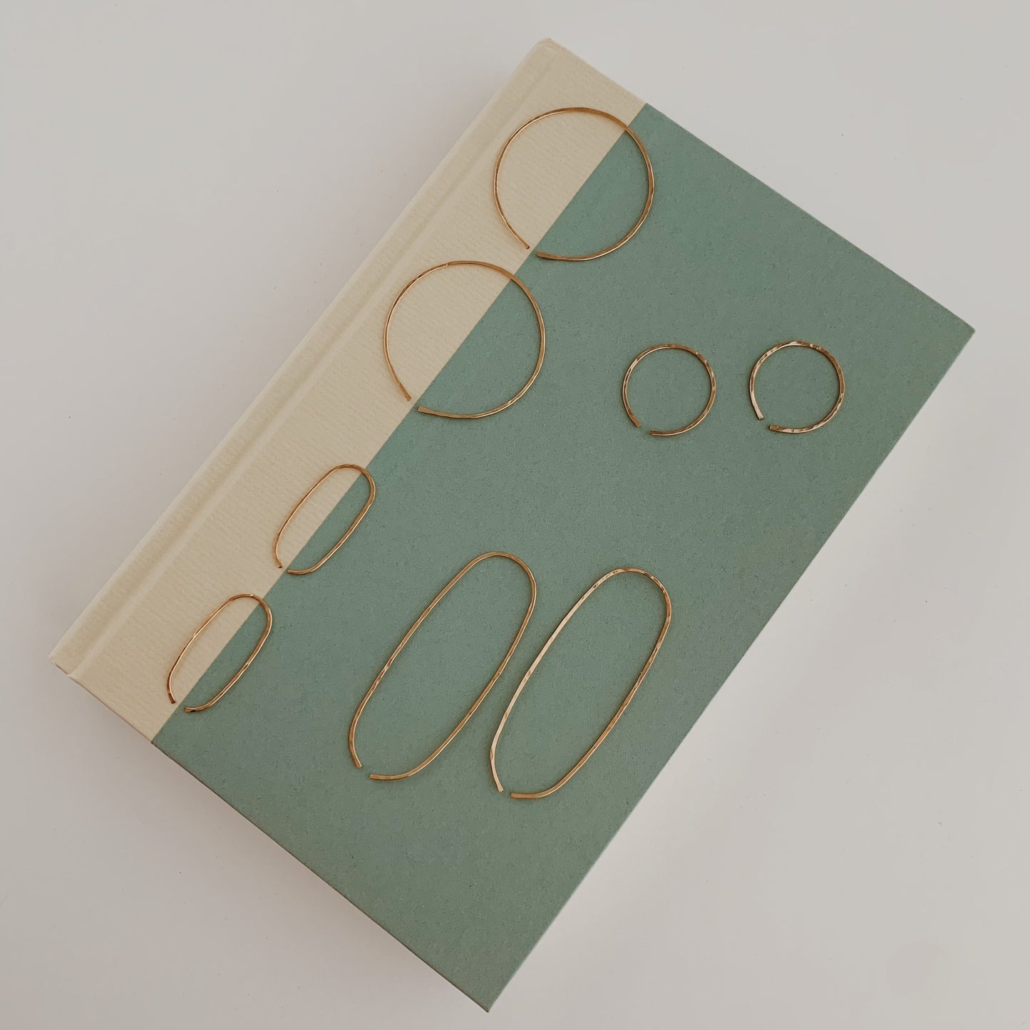 Mini Hammered Hoops