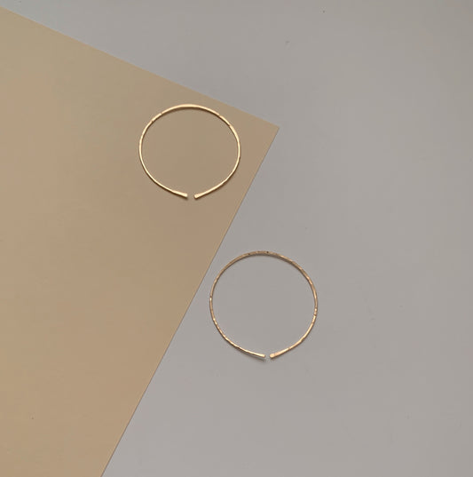 Hammered Hoops